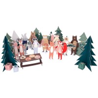 Calendario de Adviento Animales del Bosque - Papel