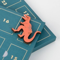 Calendario de Adviento Dinosaurios - Madera. n3