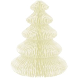 Set de 10 decoraciones de mesa de abeto para desplegar - Verde / Blanco. n5