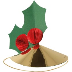 Surtido de 6 gorros festivos de Navidad. n3