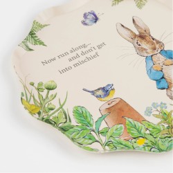 8 Pequeos Platos Peter Rabbit En El Jardn. n1