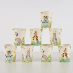 8 Vasos Peter Conejo En El Jardín. n°2