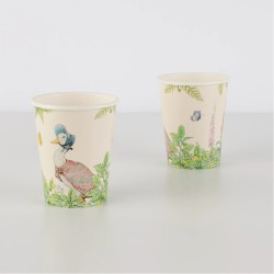 8 Vasos Peter Conejo En El Jardín. n°4