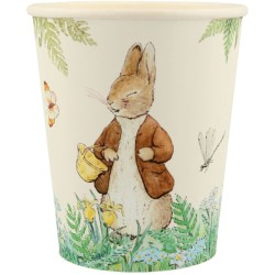 8 Vasos Peter Conejo En El Jardín. n°7