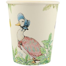 8 Vasos Peter Conejo En El Jardín. n°9