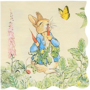 16 Toallas Peter Rabbit en el jardn