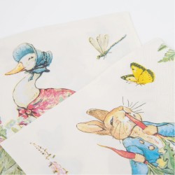 16 Toallas Peter Rabbit en el jardín. n°2
