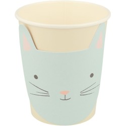 8 Vasos Gato Pastel. n5