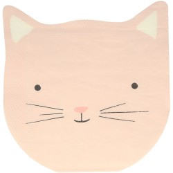 16 Servilletas Gato Pastel. n2
