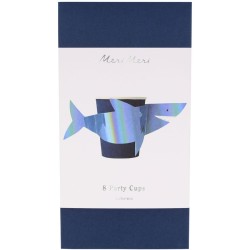 8 Vasos Bajo el Mar - Tiburn. n2