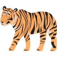 16 servilletas Animales salvajes - Tigre