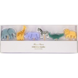6 Velas Animales salvajes. n°1