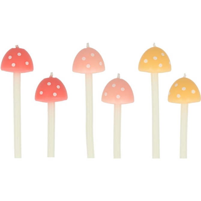 6 Velas Setas 