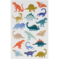 Set de 2 tablas de tatuaje - Reino de los dinosaurios
