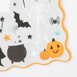 16 Servilletas Happy Halloween. n1
