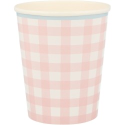 12 Vasos Vichy Pastel. n7