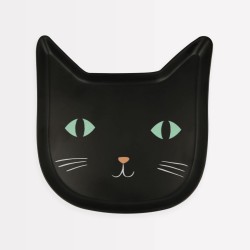 1 plato gato negro - melamina. n°2