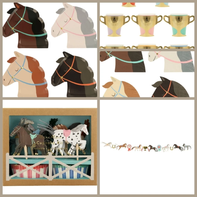 Caja grande para fiestas de equitaci�n 