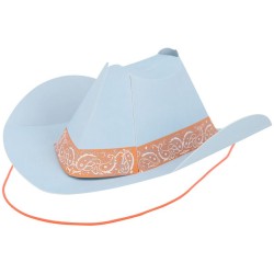 8 pequeos sombreros de vaquero occidental. n2