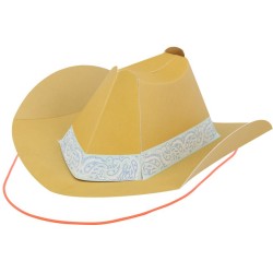 8 pequeos sombreros de vaquero occidental. n6