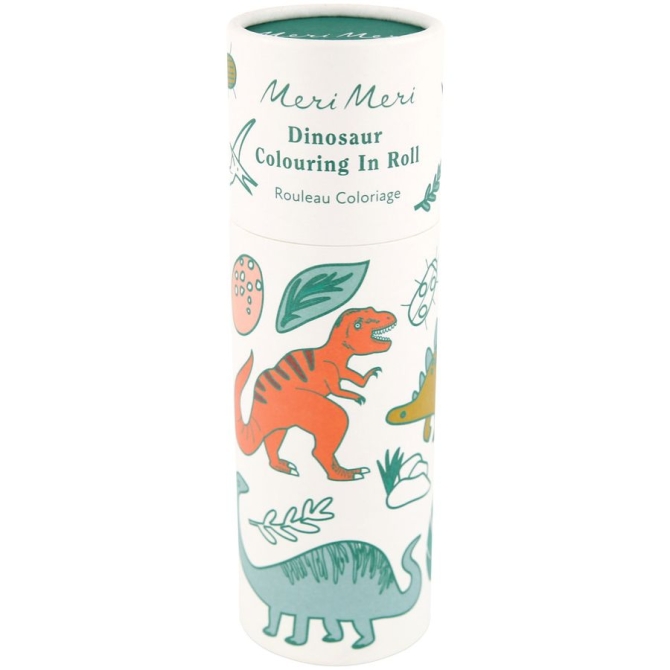 Rollo para colorear - Reino de los dinosaurios 