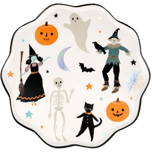 8 platos de Halloween