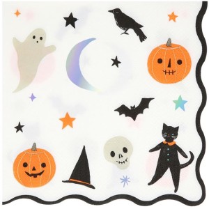 16 servilletas de Halloween