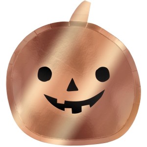 8 platos de calabaza de cobre