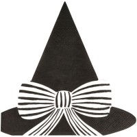 16 servilletas de sombrero de bruja