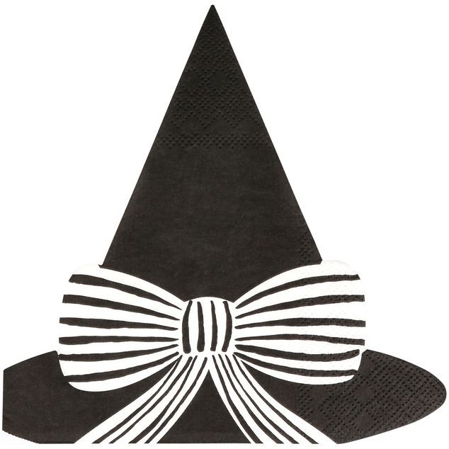 16 servilletas de sombrero de bruja 