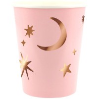 Contiene : 1 x 8 tazas de bruja rosa