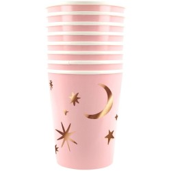 8 tazas de bruja rosa. n1