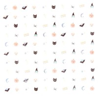 200 pegatinas para uas de Halloween