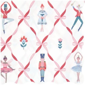 16 servilletas de ballet Cascanueces