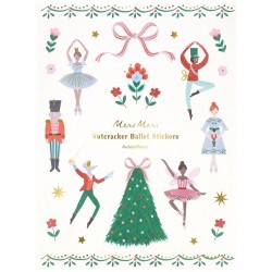 Juego de 10 lminas de tatuajes de ballet del Cascanueces. n1