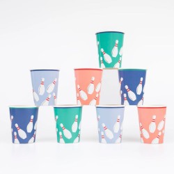 8 vasos de bolos. n�6