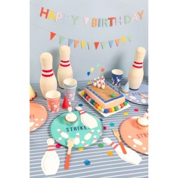 8 vasos de bolos. n�7