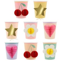 Contiene : 1 x 8 vasos Icons