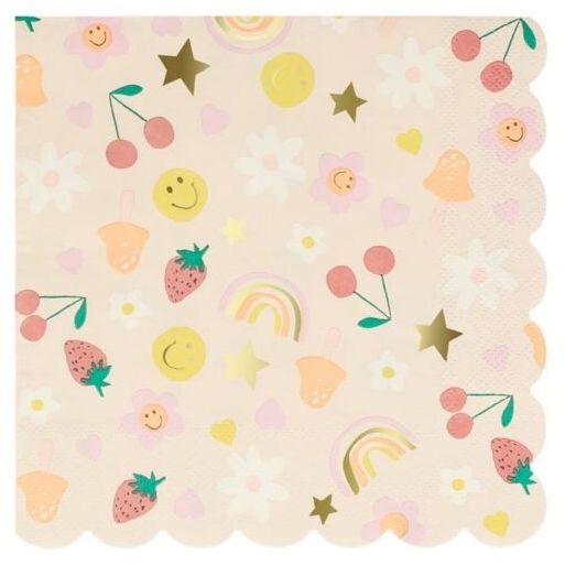 16 servilletas Happy Icons 