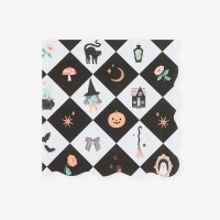 Contiene : 1 x 16 servilletas Patchwork Halloween