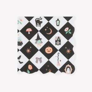 16 servilletas Patchwork Halloween