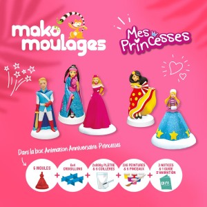 Caja  Animacin Mis Princesas - Mako Moulages