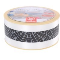 Cinta 20 m Tarta torre Halloween Blanco