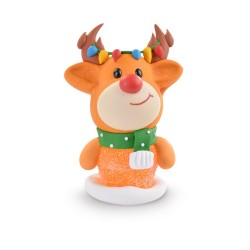 3 Figuritas de Navidad (5, 5 cm) - Azúcar  /  Azúcar escarchado. n°1