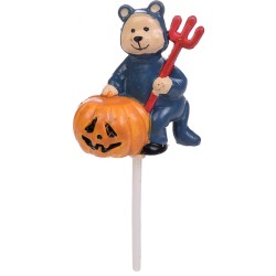 4 palillos Halloween 3D - Plstico. n2