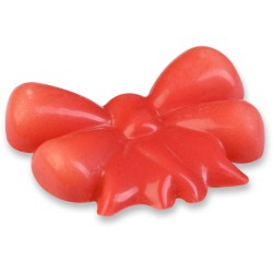 Surtido de 4 lazos curvos de chocolate blanco. n8