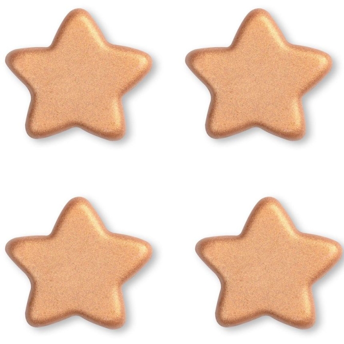 4 toiles de Nol Or Chocolat Blanc   3 cm 