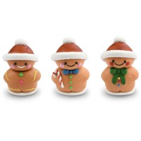 1 Hombre de jengibre 3D de azcar  5 cm