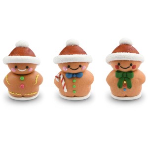 1 Hombre de jengibre 3D de azcar  5 cm