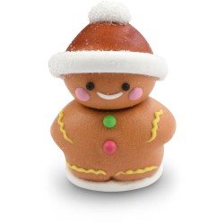 1 Hombre de jengibre 3D de azcar  5 cm. n1